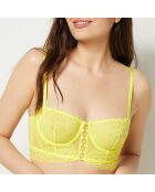Zuurgele Aventure bh met beugel