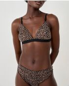 Soutien-gorge sans armatures Pelage noir