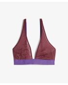 Sujetador de terracota Coco con aros