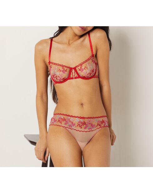 Mimosa rode bh met beugel nr. 9