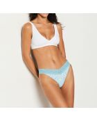 Wish Print W24 blauwgroene string