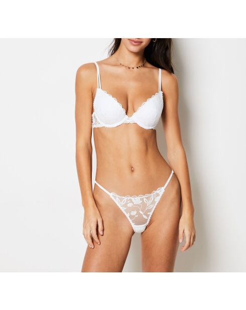 Eblouie ecru push-up bh met beugel