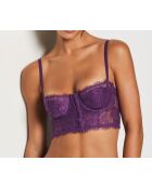 Audacieuse paarse bh met beugel