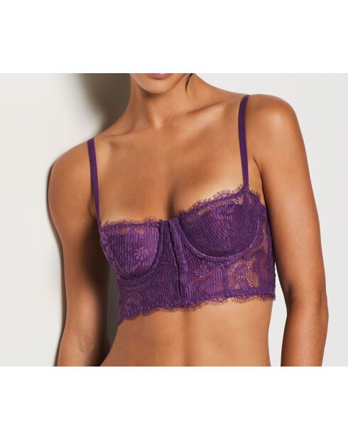 Audacieuse paarse bh met beugel