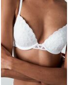 Ecrufarbener Push-up-BH mit Bügel
