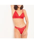 BH ohne Bügel mit abnehmbarem Polster Nr. 8 Red Idol