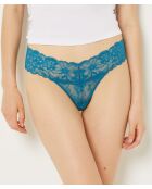 Blauer Tanga mit süßer Ente