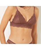 BH zonder beugel met uitneembaar kussentje nr. 8 Idole chocolate