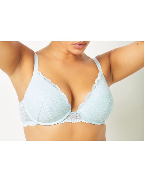 Idole hemelsblauwe push-up bh met beugel nr. 2