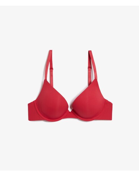 No. 2 Pure Fit Push-Up-BH mit Bügel, Rot