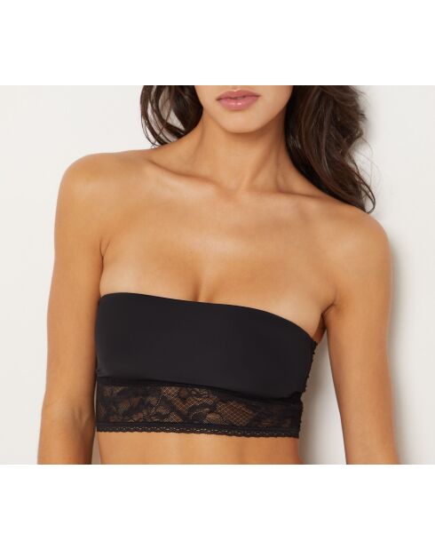 Weicher 360 BH ohne Bügel, schwarz