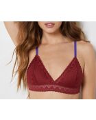 Sujetador sin aros Chroma terracota