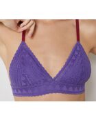 Soutien-gorge sans armatures Chroma myrtille