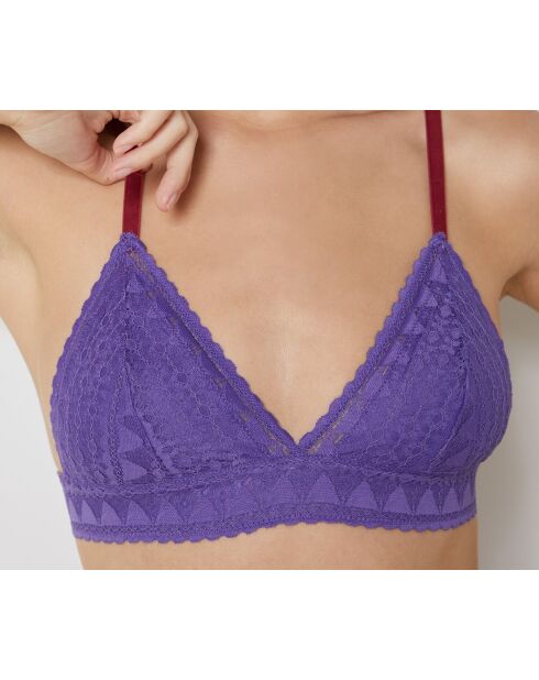 Soutien-gorge sans armatures Chroma myrtille