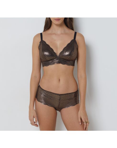 Shorty Idol Braun/Gold