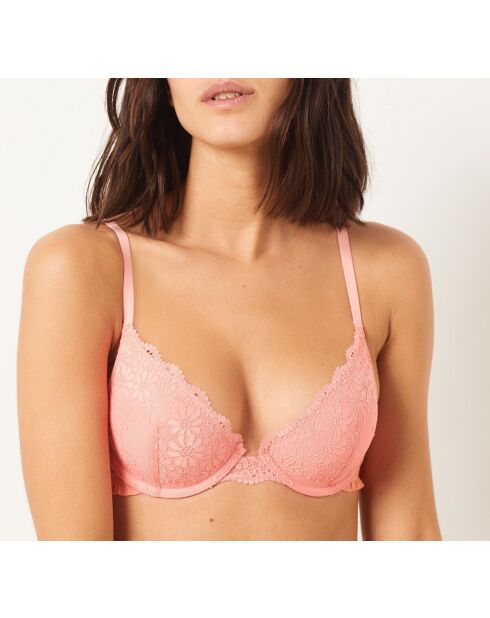 Push-up-BH mit Bügel Nr. 2 Rythm pink candy