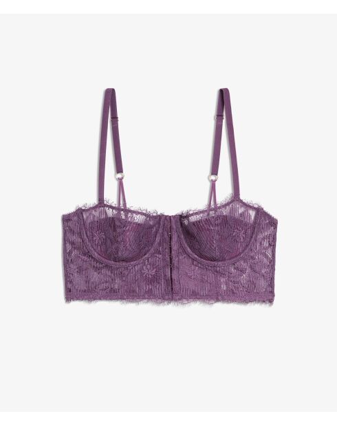 Audacieuse paarse bh met beugel