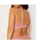 Abnehmbarer Bügel-BH Idole n°8 in Rosa mit abnehmbarem Polster