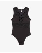 Love Affair Post Op zwarte bodysuit uit één stuk zonder beugel