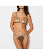 Sujetador sin aros Amaryllis caqui oliva