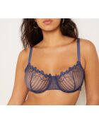 BH met beugel n° 9 Paquerette blauw