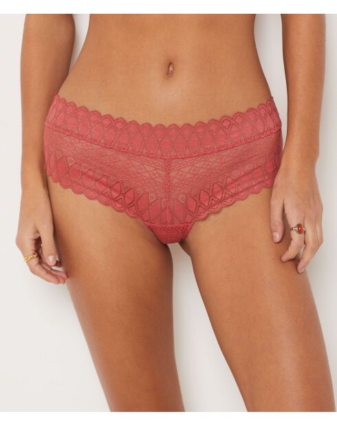 Shorty Gravure terracotta