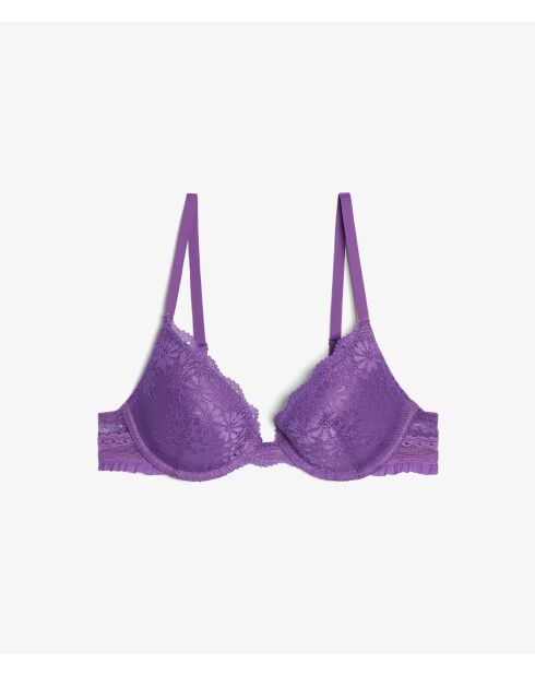 Soutien-gorge push-up avec armatures n°2 Rythme violet