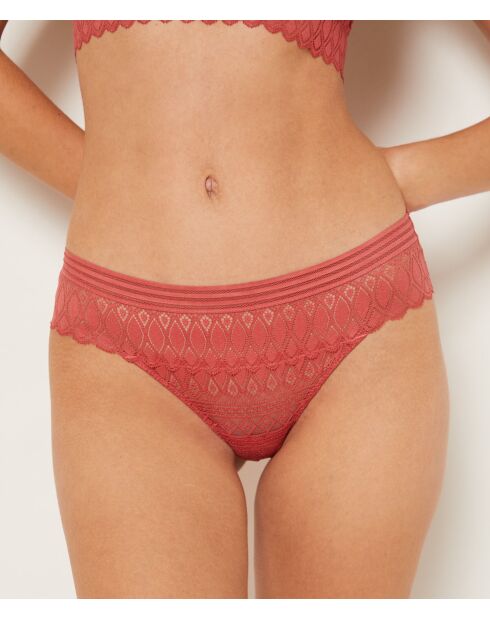 Shorty Gravure terracotta