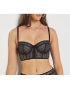 Zwarte bh met beugel No. 9 Guest
