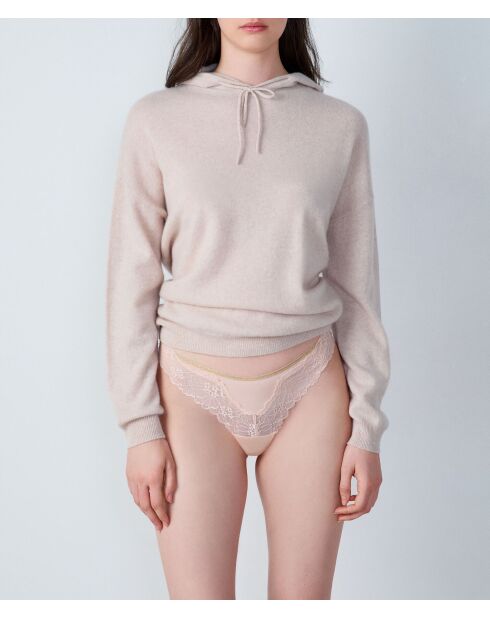 Tanga espumoso S25 beige