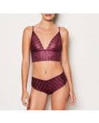 Sujetador sin aros Illusions Plum