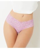 Shorty Comfort Print roze achtergrond