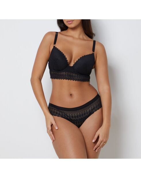 Beugelbeha nr. 5 Zwarte gravure