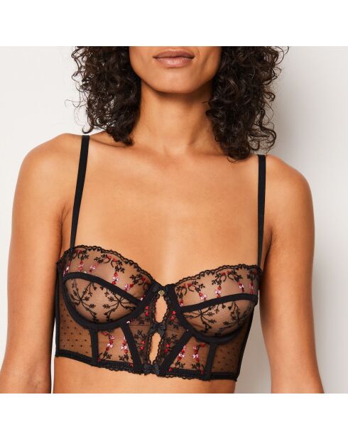 No. 9 Conquete zwarte beugelbeha