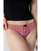 Mutandine Secret Santa con sfondo rosa