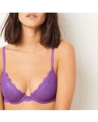 Soutien-gorge push-up avec armatures n°2 Rythme violet