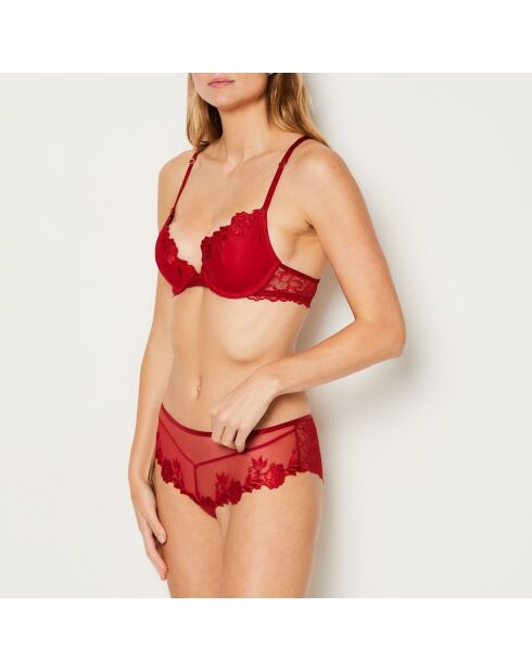 Shorty Desinvolte W24 rouge