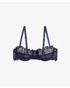 BH met beugel n° 9 Paquerette blauw