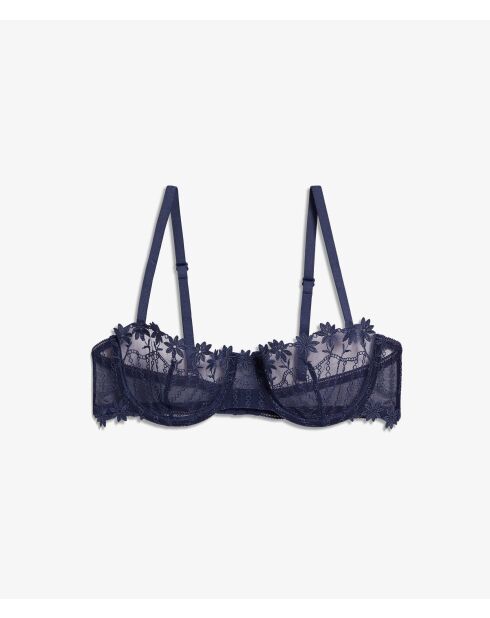 BH met beugel n° 9 Paquerette blauw