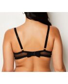 Zwarte bh met beugel No. 7 Palmes