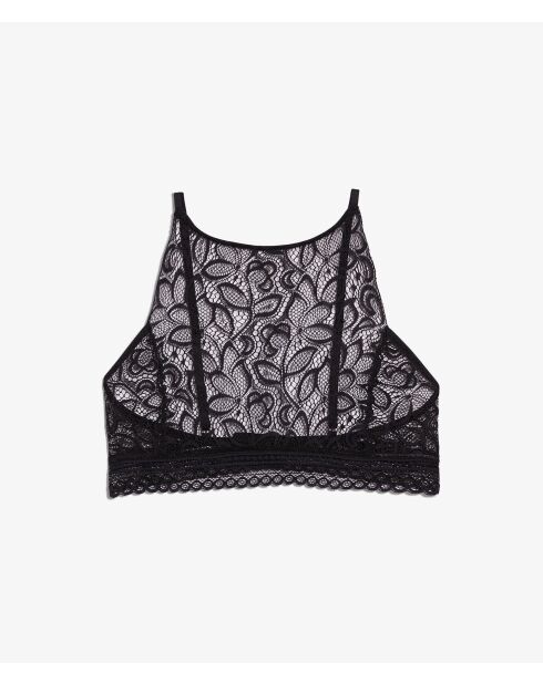 Reggiseno senza ferretto nero Tulipe