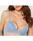 Idole blauwe push-up bh met beugel nr. 2