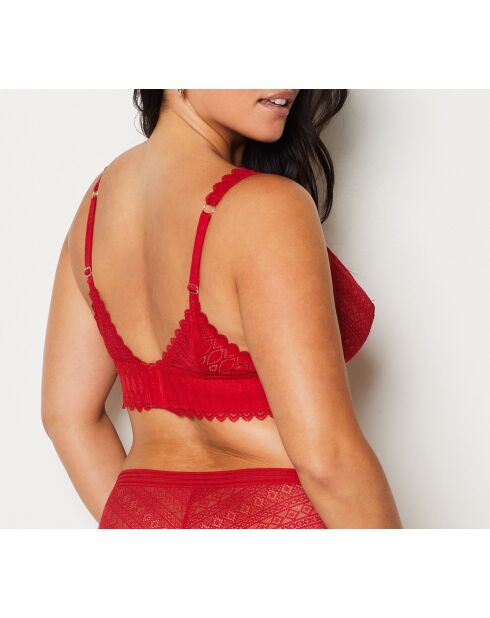 Bügel-BH Nr. 8 Rote Gravur