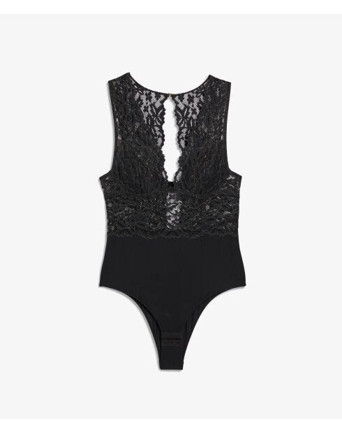 Legende schwarzer, einteiliger Body ohne Bügel