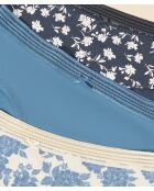 Set van 3 blauwe Ciane shorties