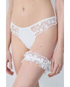 Jarretière Amour écru