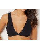 Weicher 360 BH ohne Bügel, schwarz