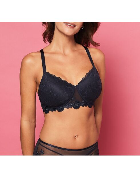 Mitternachtsblauer lässiger Post Op Wireless BH