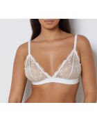 Vrolijke ecru beha met beugel