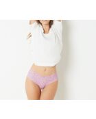 Shorty Comfort Print roze achtergrond